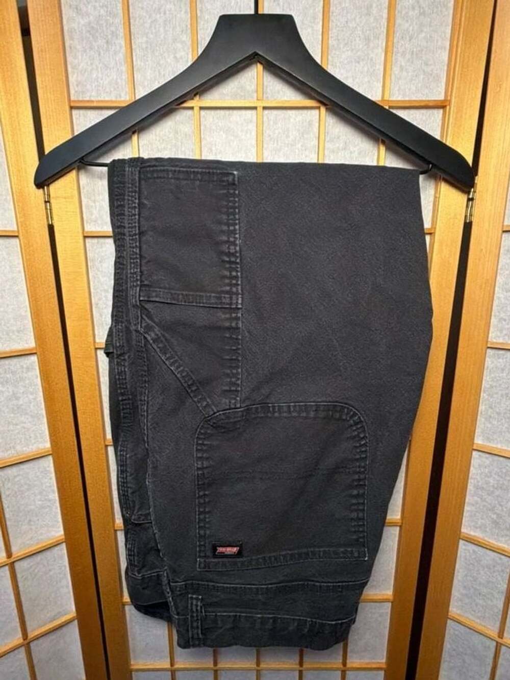Dickies Carpenter Pants Size 40x32 Black Cotton Workwear Jeans
